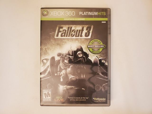 Microsoft Xbox 360 Fallout 3 Platinum Hits video game