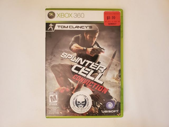 Microsoft Xbox 360 Splinter Cell Conviction video game