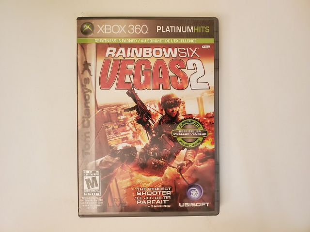 Microsoft Xbox 360 Rainbow Six Vegas 2 Platinum Hits video game
