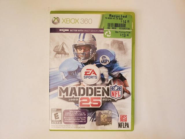 Microsoft Xbox 360 Madden 1989 2014 25 Years video game