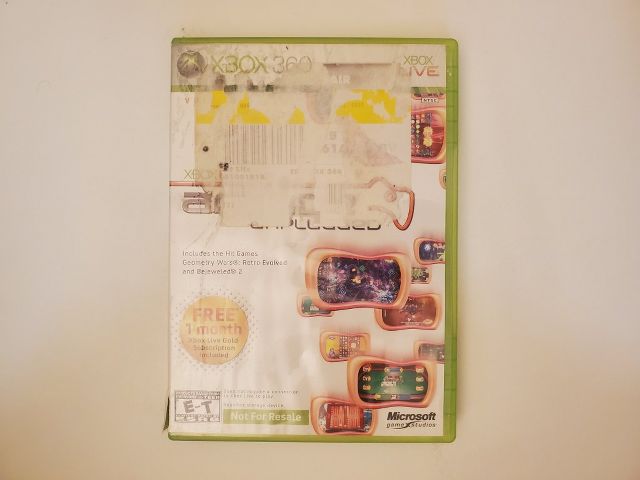 Microsoft Xbox 360 Arcade Unplugged video game
