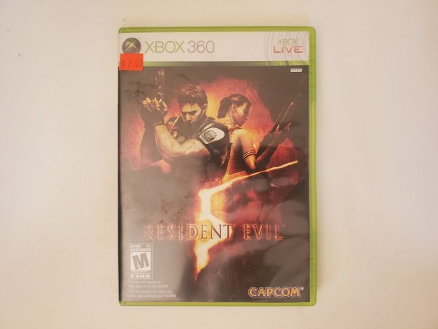 Microsoft Xbox 360 Resident Evil 5 video game