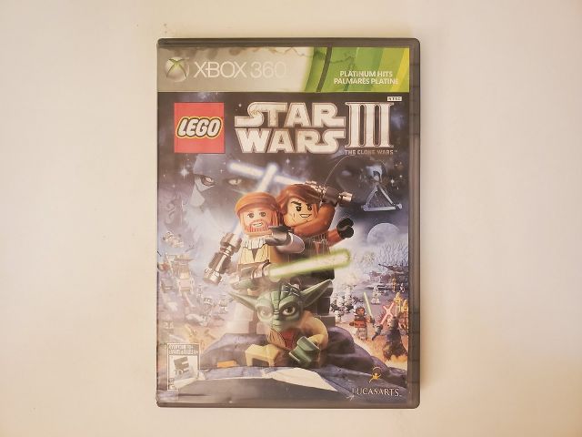 Microsoft Xbox 360 LEGO Star Wars III Platinum Hits video game