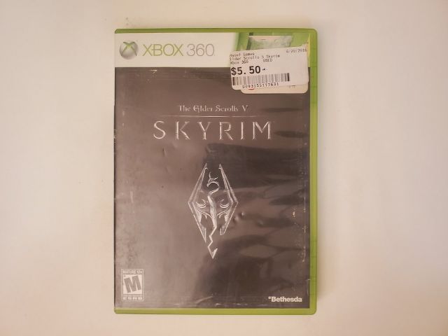 Microsoft Xbox 360 Skyrim The Elder Scrolls V video game