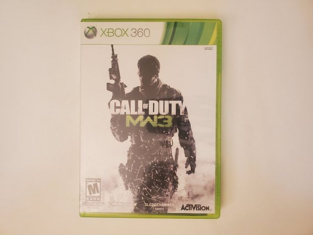 Microsoft Xbox 360 Call of Duty MW3 video game