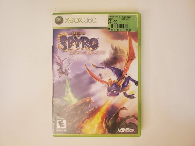 Microsoft Xbox 360 Legend of Spyro Dawn of the Dragon video game