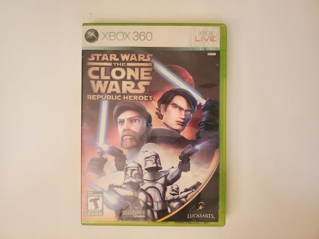 Microsoft Xbox 360 Star Wars The Clone Wars Republic Heroes video game