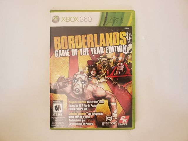 Microsoft Xbox 360 Borderlands Game Of The Year Edition video game