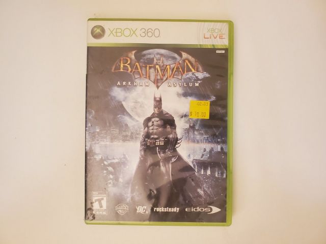 Microsoft Xbox 360 Batman Arkham Asylum video game