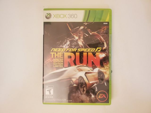 Microsoft Xbox 360 Need for Speed The Run Limited Edition video game