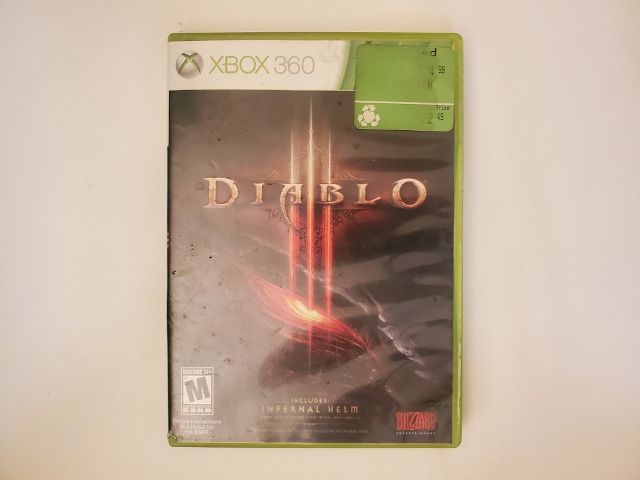 Microsoft Xbox 360 Diablo III video game