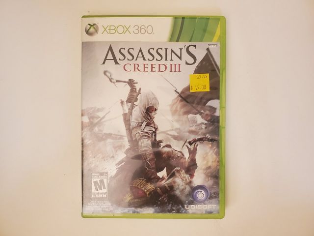 Microsoft Xbox 360 Assassin's Creed III video game