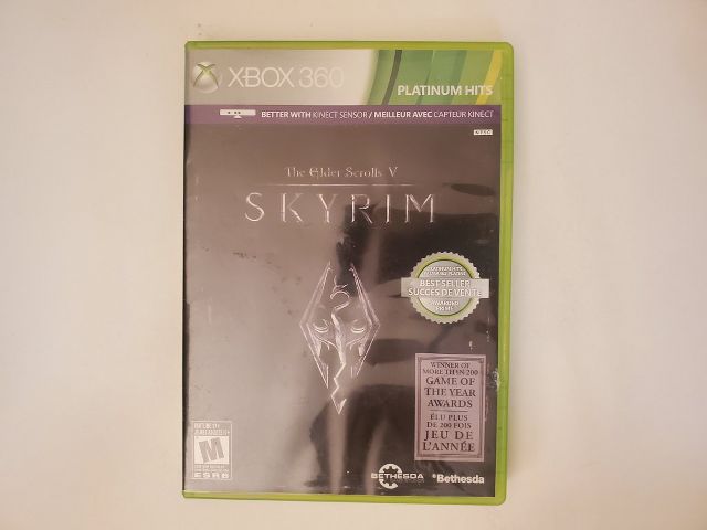 Microsoft Xbox 360 The Elder Scrolls V Skyrim Platinum Hits video game