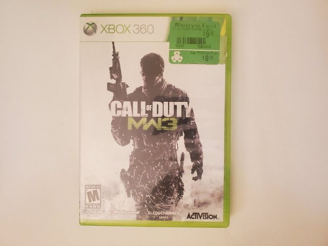 Microsoft Xbox 360 Call of Duty MW3 video game