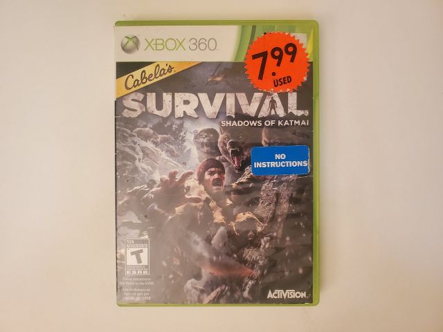 Microsoft Xbox 360 Survival Shadows of Katmai video game