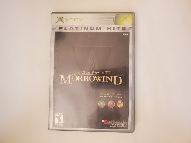 Microsoft Xbox The Elder Scrolls III Morrowwind Platinum Hits video game