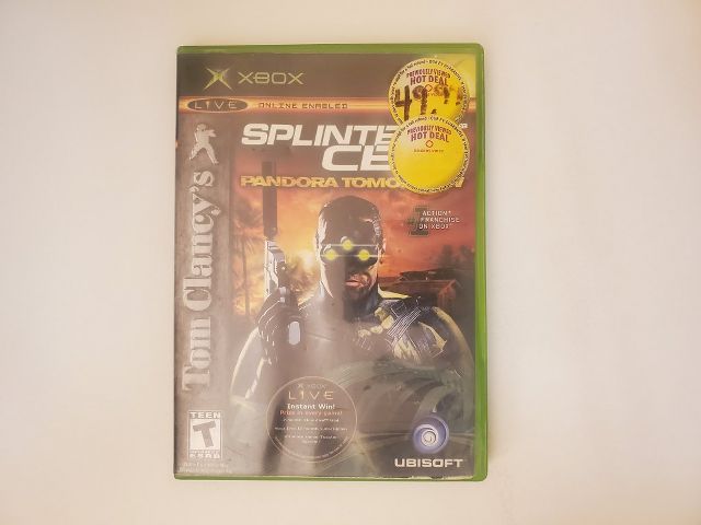 Microsoft Xbox Splinter Cell Pandora Tomorrow video game