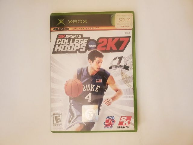 Microsoft Xbox College Hoops 2K7 video game