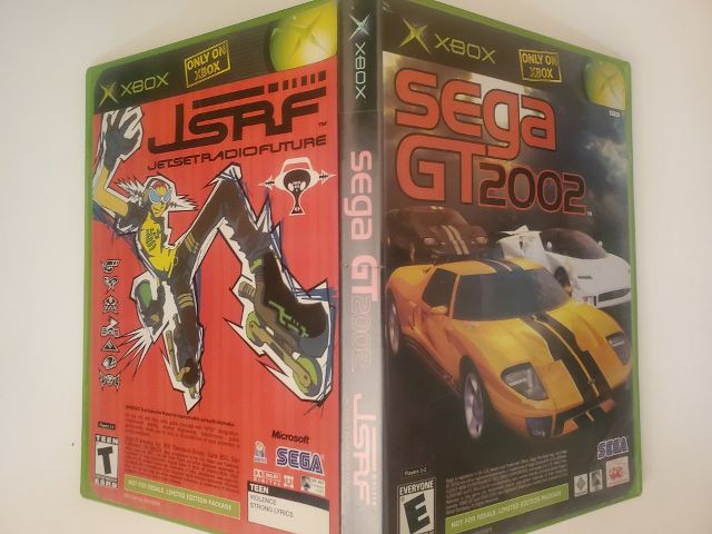 Microsoft Xbox JSRF Sega GT 2002 video game