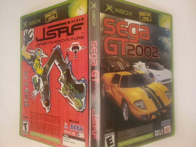 Microsoft Xbox JSRF Sega GT 2002 video game