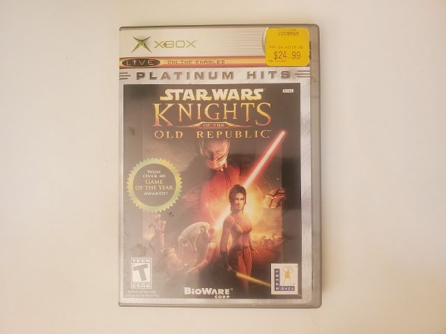 Microsoft Xbox Star Wars Knights of the Old Republic Platinum Hits video game