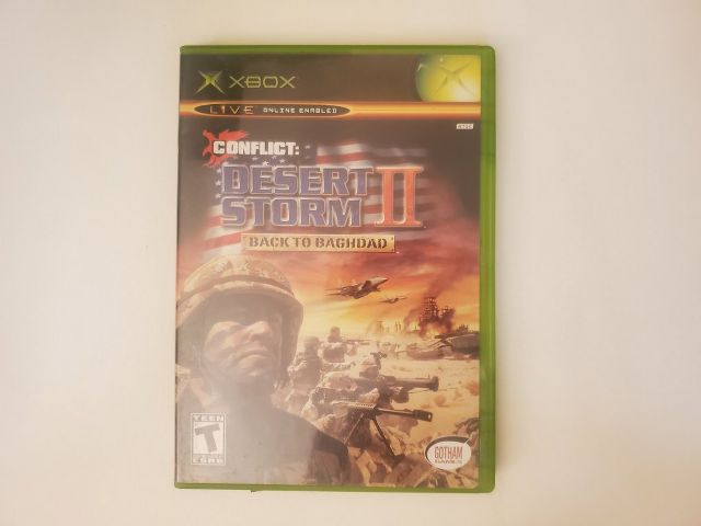Microsoft Xbox Desert Storm II Back to Baghdad video game