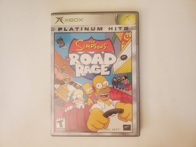 Microsoft Xbox The Simpsons Road Rage Platinum Hits video game