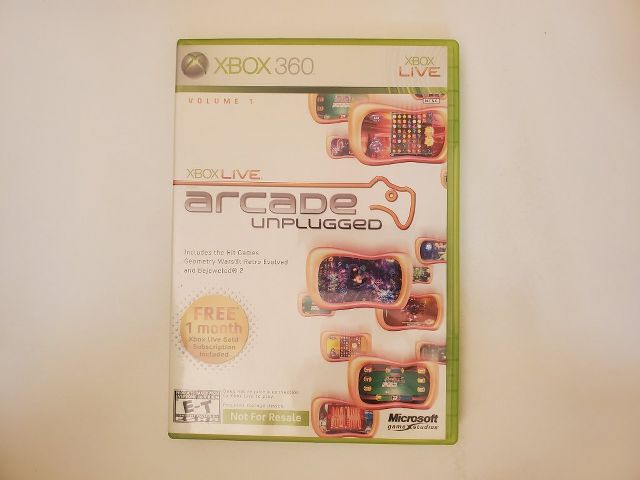 Microsoft Xbox 360 Arcade Unplugged video game