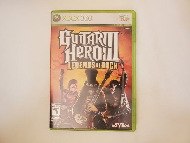 Microsoft Xbox 360 Guitar Hero III Legends of Rock video game