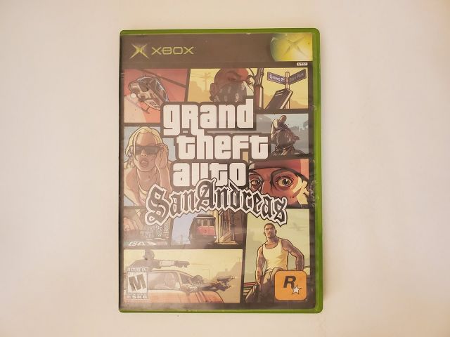 Microsoft Xbox Grand Theft Auto San Andreas video game