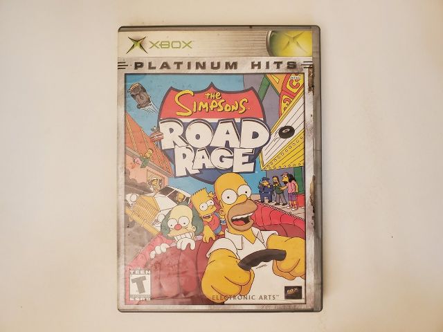 Microsoft Xbox The Simpsons Road Rage Platinum Hits video game