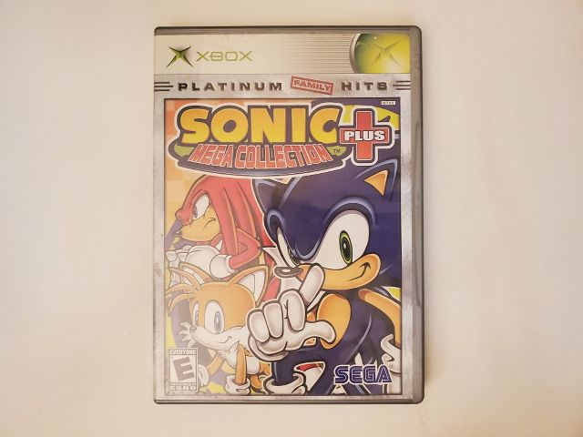 Microsoft Xbox Sonic Mega Collection Plus Platinum Hits video game