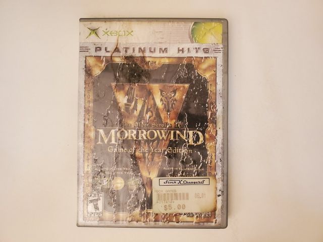 Microsoft Xbox The Elder Scrolls III Morrowwind Game of the Year Edition Platinum Hits video game