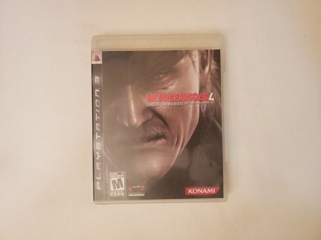 Sony Playstation 3 Metal Gear Solid 4 video game