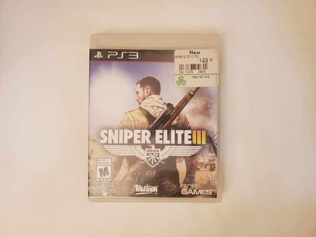 Sony Playstation 3 Sniper Elite III video game