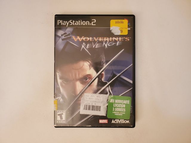 Sony Playstation 2 Wolverine's Revenge video game