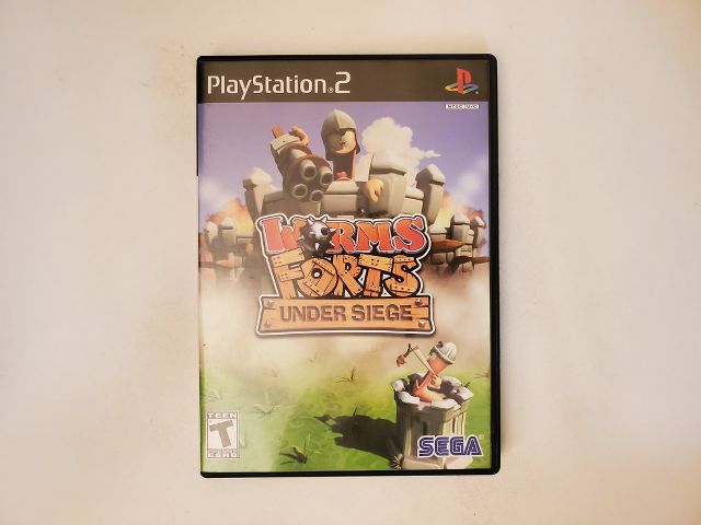 Sony Playstation 2 Worms Forts Under Siege video game