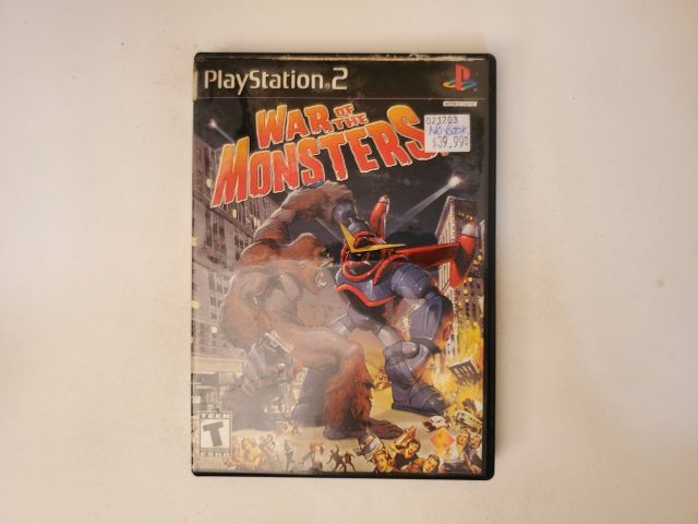 Sony Playstation 2 War of the Monsters video game