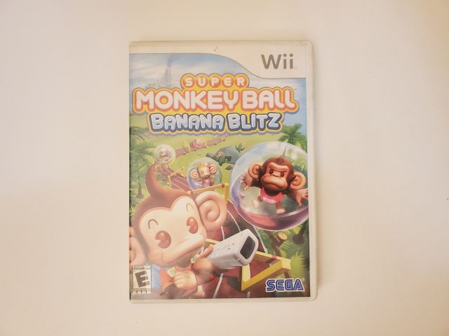 Nintendo Wii Super Monkey Ball Banana Blitz video game