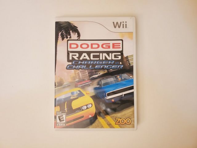 Nintendo Wii Dodge Racing Charger Vs Challenger video game