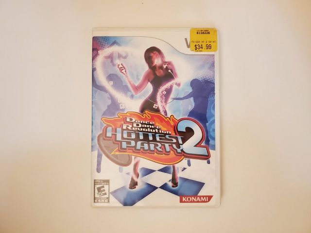 Nintendo Wii Dance Dance Revolution Hottest Party 2 video game