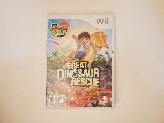 Nintendo Wii Great Dinosaur Rescue video game