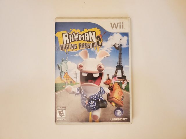 Nintendo Wii Rayman Raving Rabbids 2 video game