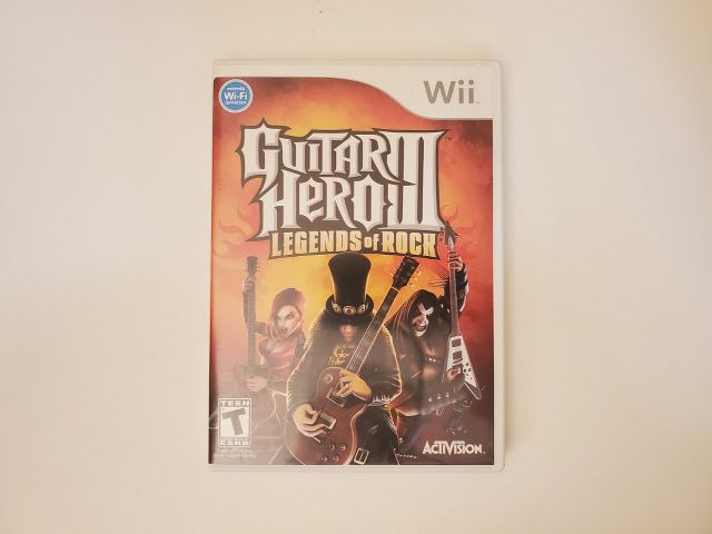 Nintendo Wii Guitar Hero III Legends of Rock video game