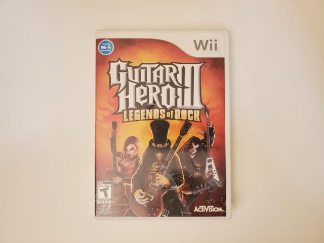 Nintendo Wii Guitar Hero III Legends of Rock video game