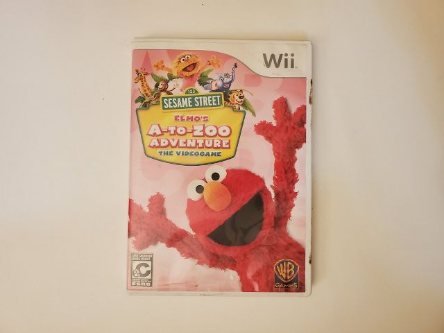 Nintendo Wii Elmo's A-To-Zoo Adventure video game