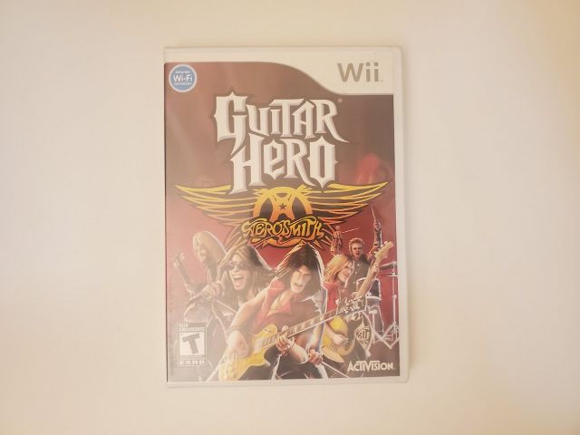 Nintendo Wii Guitar Hero Aerosmith video game