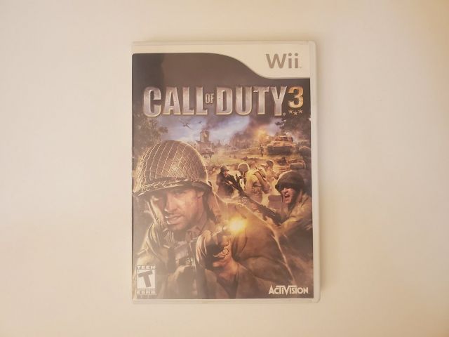 Nintendo Wii Call of Duty 3 video game