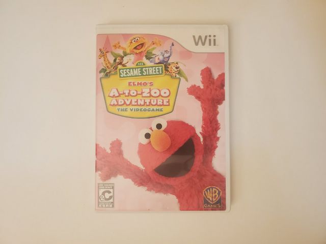 Nintendo Wii Elmo's A-To-Zoo Adventure video game