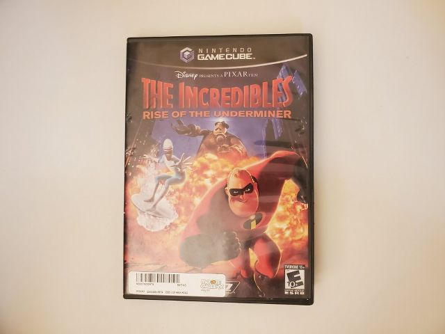 Nintendo Gamecube The Incredibles Rise of the Underminer video game